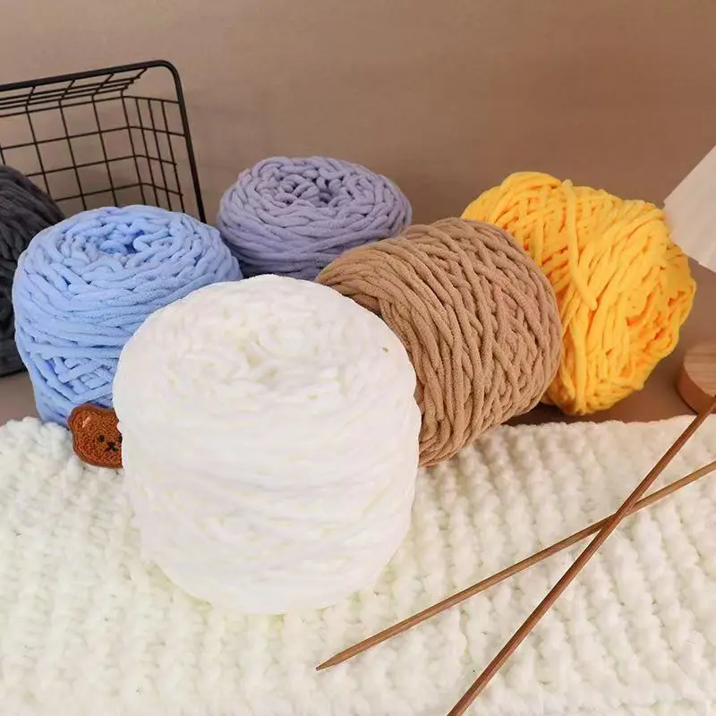 3PCS 300g Chenille Knitting Ya - Wool Blanket Herringbone 评论和价格