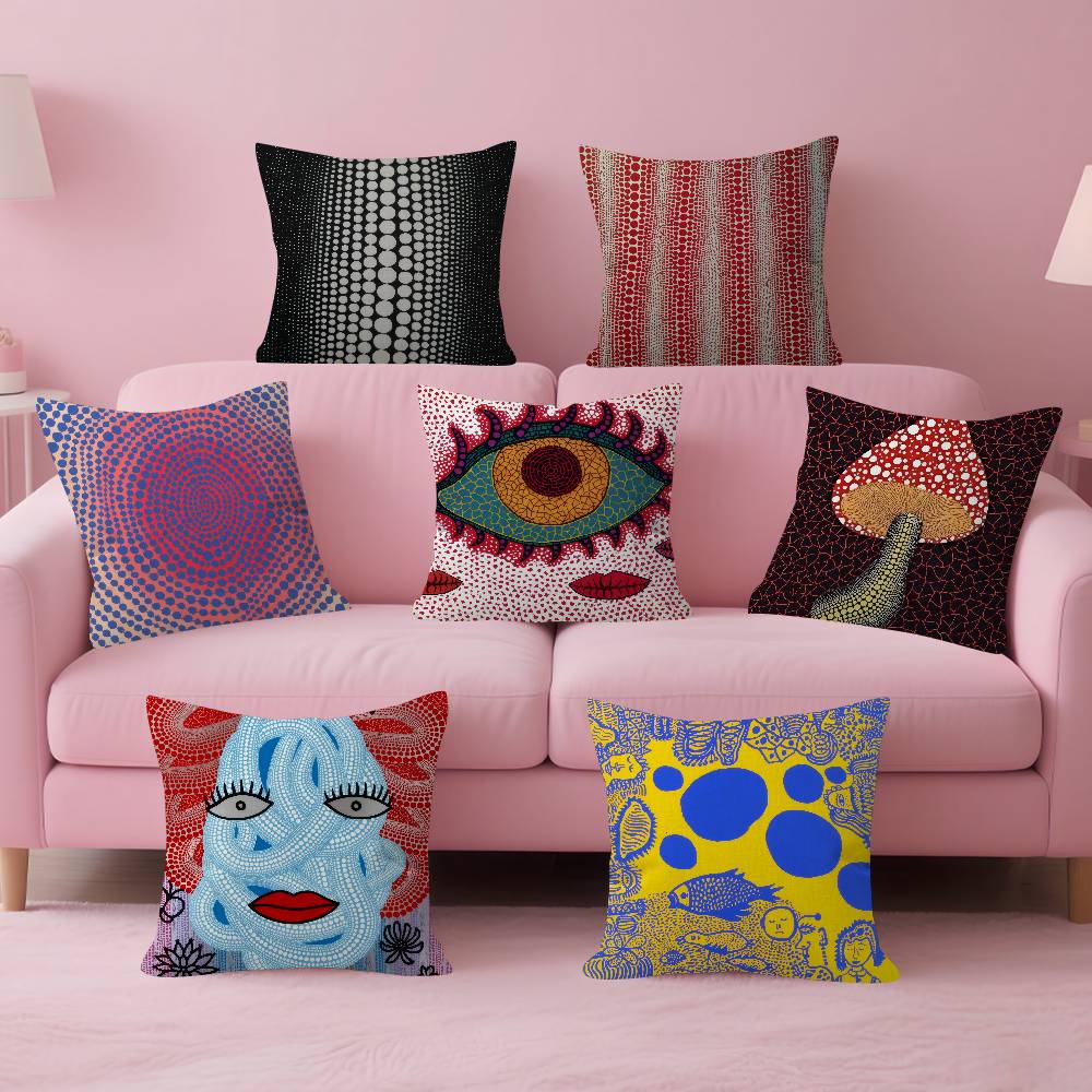 Japanese Yayoi Kusama  Persona - Japanese Home Textiles 评论和价格