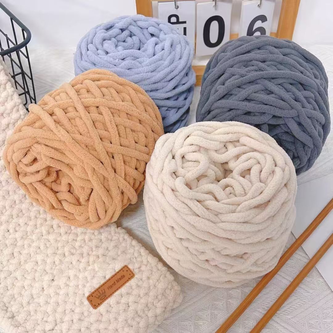 3PCS 300g Chenille Knitting Ya - Wool Blanket Herringbone 评论和价格