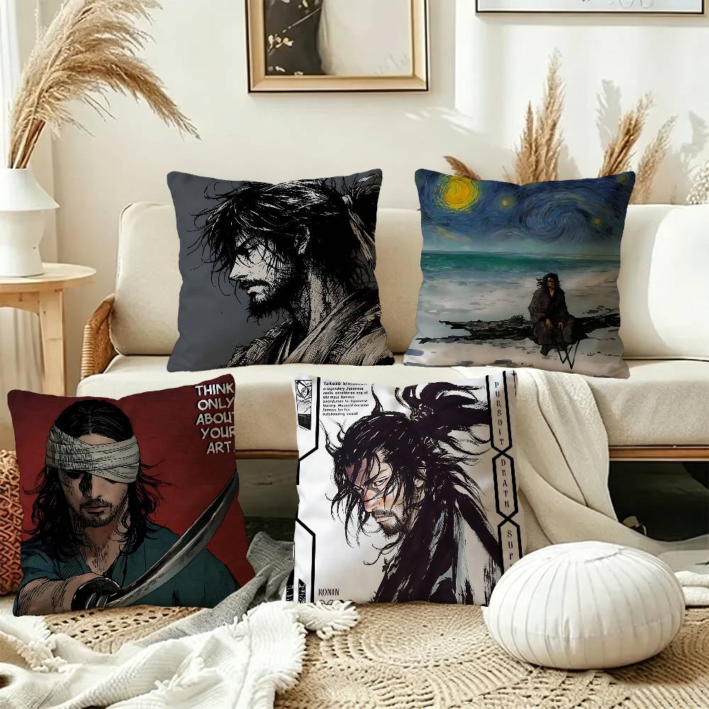 Japanese Samurai Miyamoto Musa - Japanese Home Textiles 评论和价格