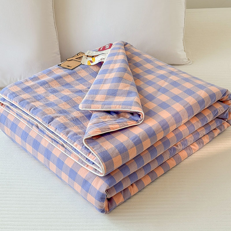 Japanese Plaid Printed Summer  - Japanese Home Textiles 评论和价格