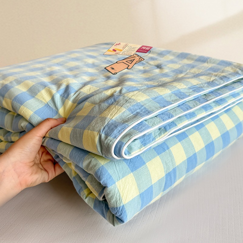 Japanese Plaid Printed Summer  - Japanese Home Textiles 评论和价格