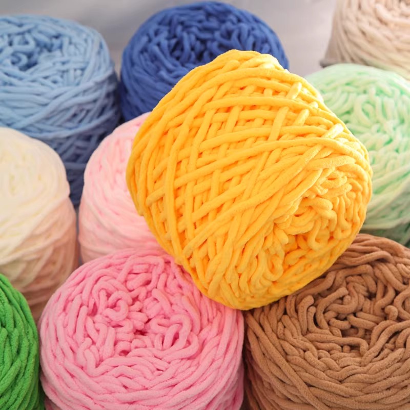 6PCS 600g Chenille Knitting Ya - Wool Blanket Herringbone 评论和价格