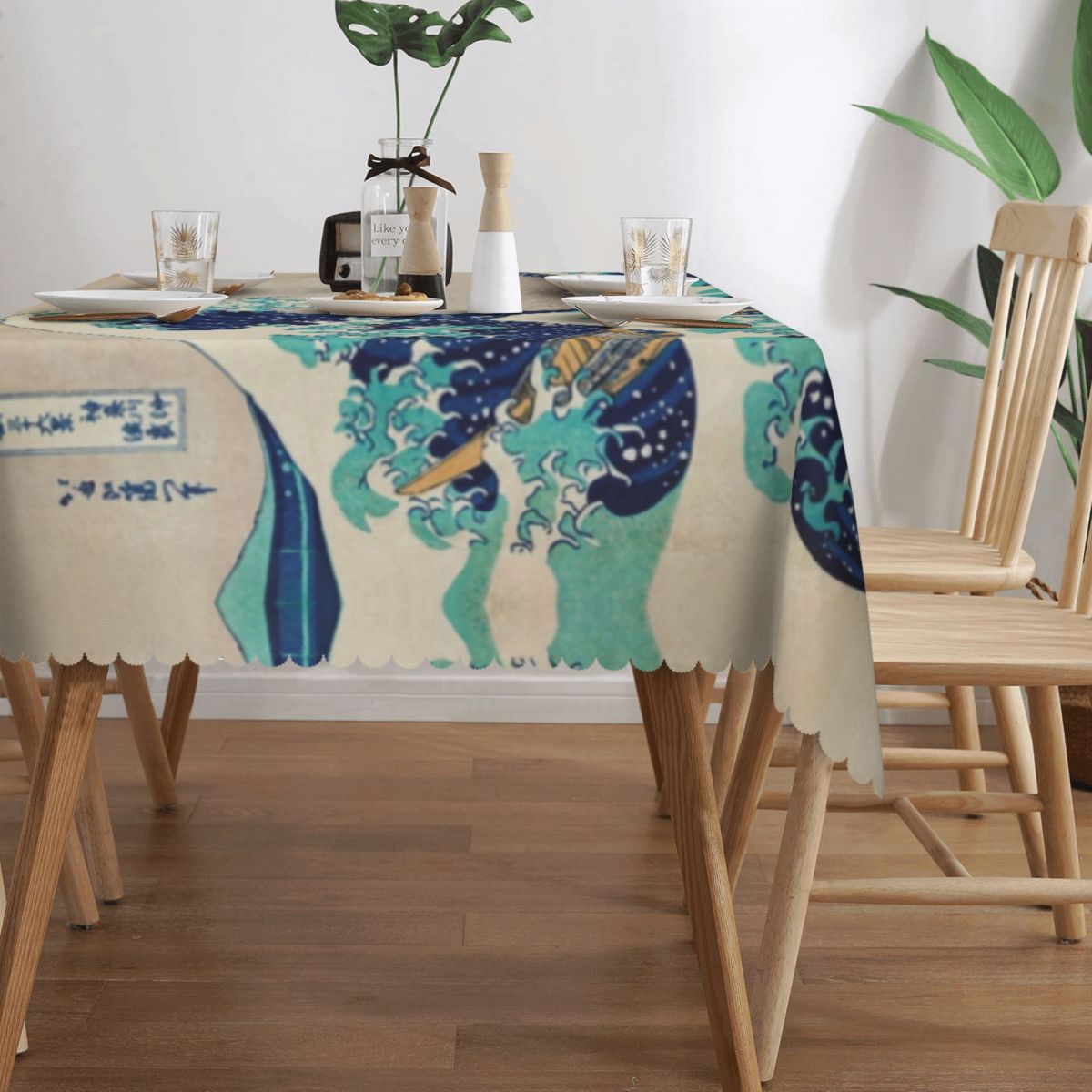 Great Wave Off Kanagawa Vintag - Japanese Home Textiles 评论和价格
